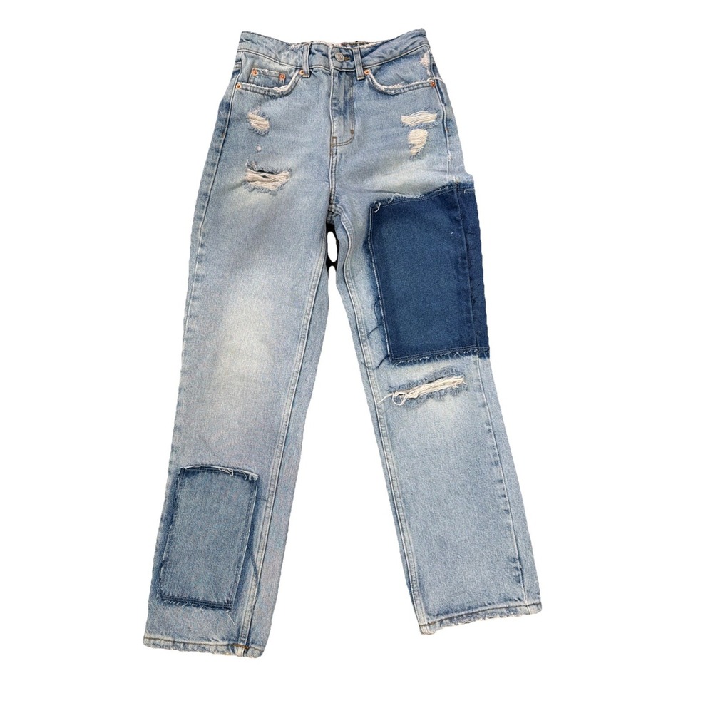 BDG Urban outfitters Pax patchwork distressed jeans Gender Neutral 25 X 32 Skate